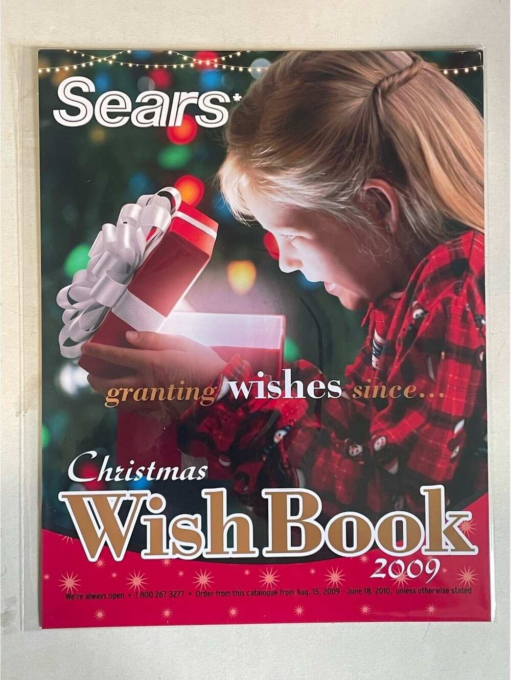 Sears Wish Book 2009 Cover PRINT Christmas XMAS 8.5" x 11" REPRINT